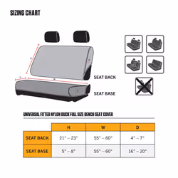 Carhartt Universal Bench Seat Cover  Carhartt Brown