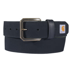 Carhartt Men's Casual Rugged Canvas Belts  Black  46