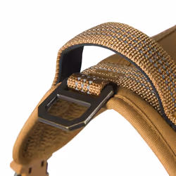 Carhartt Nylon Duck No Pull Dog Harness  Fully Adjustable Dog Harness with Quick Control Handle and Reflective Accents  Carhartt Brown  Large