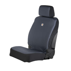 Carhartt Universal Nylon Duck Canvas Fitted Bucket Seat Covers  Durable Seat Protection with Rain Defender  Bluestone