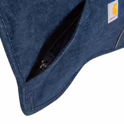 Carhartt Firm Duck Insulated Dog Chore Coat  Durable Weather Resistant Jacket for Cold and Windy Conditions  PFAS Free (Denim)  Small
