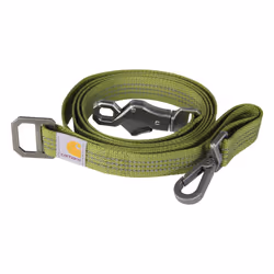 Carhartt Pet Durable Nylon Webbing Leashes for Dogs Reflective Stitching for Visibility Light Moss (Nylon Webbing) Large