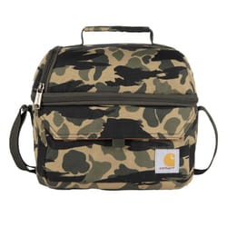 Carhartt 12 Can Two Compartment Lunch Box | Durable  Fully-Insulated Lunch Bag for Women & Men  Duck Blind Case  Large Lunchbox (Blind Duck Camo)