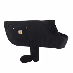 Carhartt Firm Duck Insulated Dog Chore Coat Durable Weather Resistant Jacket for Cold and Windy Conditions PFAS Free (Black ...