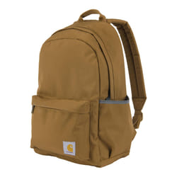 Carhartt 21L  Durable Water-Resistant Pack W/ 15"""" Laptop Sleeve and Multiple Organizational Compartments  Classic Backpack Brown  PFAS Free