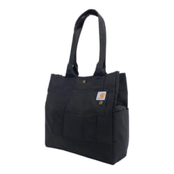 Carhartt  Durable Water Resistant Bag with Snap Closure  Vertical Tote (Black)