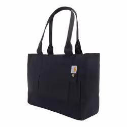 Carhartt Zip  Durable Water-Resistant Bag with Zipper Closure  Horizontal Tote (Black)