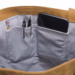 Carhartt Vertical  Durable Water-Resistant Bag  Open Tote Brown