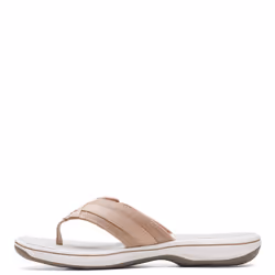 Clarks Women's Breeze Sea Flip-Flop  Taupe  6