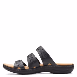 Clarks Collection Women's Laurieann Cove flats-sandals Black Leather