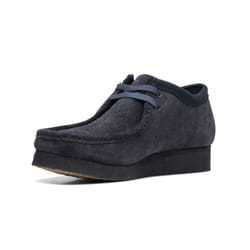 Clarks Men's Wallabee (Ink Hairy Suede) (us_footwear_size_system  adul