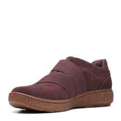 Clarks Womens Caroline Holly Oxford  Burgundy Suede  65