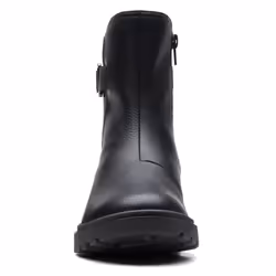 Clarks Women's Calla Mid Calf Boot  Black Leather  8