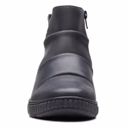 Clarks womens Caroline Rae Ankle Boot  Black Leather  6.5 US