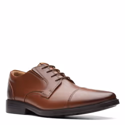 Clarks Men's Clarkslite Cap Oxford  Tan Leather  9