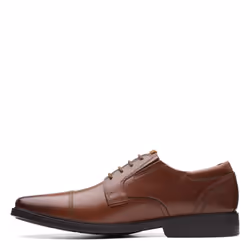 Clarks Men's Clarkslite Cap Oxford  Tan Leather  9