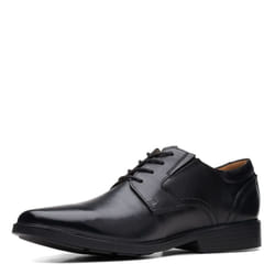 Clarks Men's Clarkslite Low Oxford  Black Leather  7 Wide