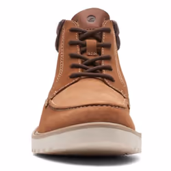 Clarks Men's Barnes Mid Oxford Boot  Cola Suede  7.5