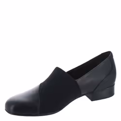 Clarks Women's Juliet Gem Loafer  Black Leather  8.5