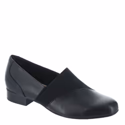 Clarks Women's Juliet Gem Loafer  Black Leather  8.5