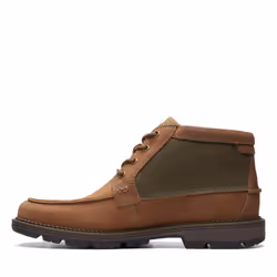 Clarks Men's Maplewalk Moc Oxford Boot  Brown Combi  9