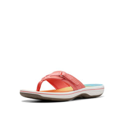 Clarks Women's Breeze Sea Flip-Flop  Multicolor Synthetic  7