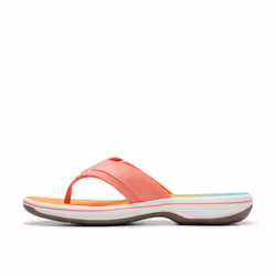 Clarks Women's Breeze Sea Flip-Flop  Multicolor Synthetic  7
