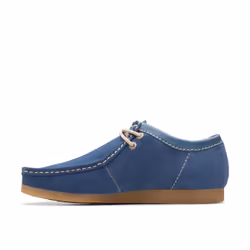 Clarks Men's Shacre II Run Moccasin  Blue Suede  7