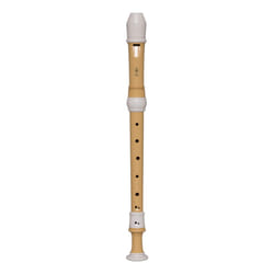 Yamaha YRA-402B Alto Recorder  Ecodear plastic  Key of F  Brown  White