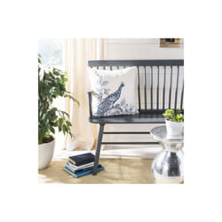 Safavieh PIL710A-2020-SET2 Safavieh Loving Pair Pillow with Polyester Fill - Beige & Blue, Set of 2