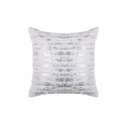 Safavieh PLS7026A-2020 20 x 20 in. Lorelei Pillow, White & Silver