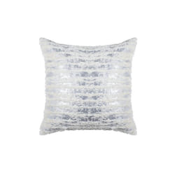 Safavieh PLS7026A-2020 20 x 20 in. Lorelei Pillow, White & Silver