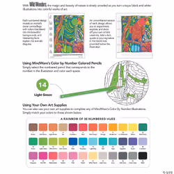 MindWare Wild Wonders Color by Number: Book 2 Color by numbers kit