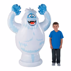 Inflatable Bumble Abominable Snowman from Rudolf Inflatable Rudolph The Red-Nosed Reindeer Stands Over 4 feet Christmas Home  ...
