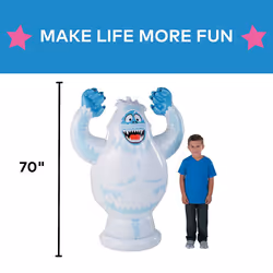 Inflatable Bumble Abominable Snowman from Rudolf Inflatable Rudolph The Red-Nosed Reindeer Stands Over 4 feet Christmas Home Decor for Kids