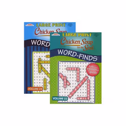 Kappa 1864465 Large Print Chicken Soup for The Soul Word Finds Puzzle Book - Pack of 48