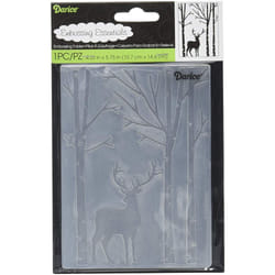 Darice  Embossing Folder Deer in the Forest  4.25"" x 5.75""  Original