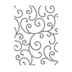 Darice Gem Swirls Background  Embossing Folder