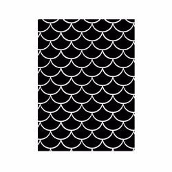 Darice Embossing Folder Mermaid Scales 4.25 x 5.75 Inches