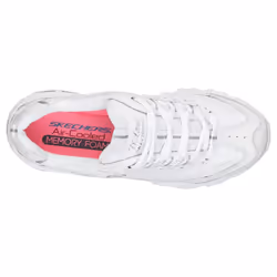 Skechers Sport womens D'LITES FRESH START Memory Foam Lace-up Sneaker