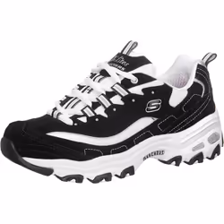 Skechers Sport womens D'lites Biggest Fan Memory Foam Lace-up Sneaker