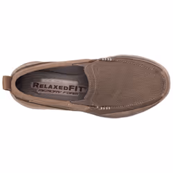 Skechers USA Men's Superior Milford Slip-on Loafer  Light Brown  9.5 2W US