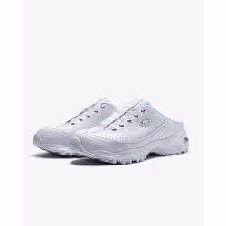 Skechers womens D'lites Bright Sky Fashion Sneaker  White/Silver  8.5