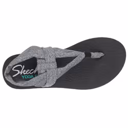 Skechers Cali Women's Meditation Slingback Yoga Flip-Flop Grey 7 M US