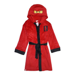 LEGO Ninjago Little/Big Boys Costume Plush Robe  Kai Red New  10/12  10-12