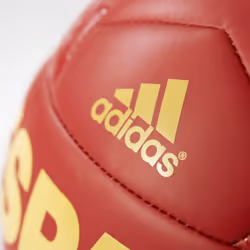 adidas Performance Euro 16 OLP ESP Capitano Soccer Ball  Scarlet/Yellow  5