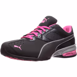 PUMA Women's TAZON 6 FM Cross Training Sneaker  Puma Black-Puma Silver-Beetroot Purple  8
