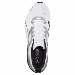PUMA Men's Tazon 6 FM Puma White/ Puma Silver Running Shoe - 11 D(M) U