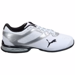 PUMA Men's TAZON 6 FM Cross Training Sneaker  Puma White-Puma Silver-P