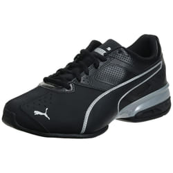 PUMA Men's Tazon 6 FM Puma Black/ Puma Silver Running Shoe - 8.5 D(M) US